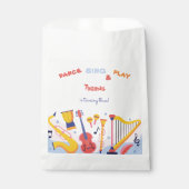 Dans zingen en spelen kinderen verjaardag bedankzakje (Voorkant)