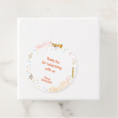 Dans zingen en spelen kinderen verjaardag dank u bedankjes labels (In situ)