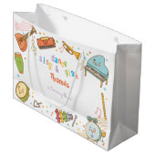 Dans zingen en spelen kinderen verjaardag groot cadeauzakje (Voorkant Gekanteld)