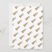 Dans zingen en spelen kinderen verjaardag kaart (Achterkant)