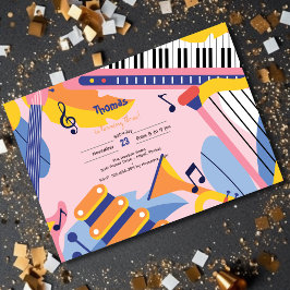 Dans zingen en spelen kinderen verjaardag kaart