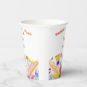 Dans zingen en spelen kinderen verjaardag papieren bekers (Rechts)