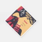 Dans zingen en spelen kinderen verjaardag servet (Hoek)