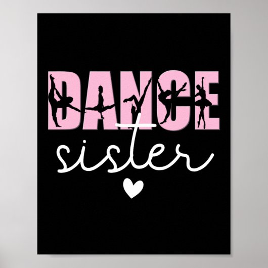 Dans zuster van danseres danseres zuster poster (Voorkant)