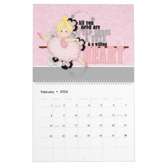 Dansaanhalingen Kalender (Feb 2026)