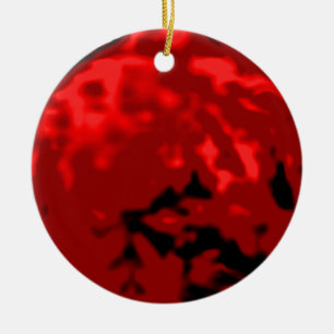 Dansbal Rood Zilver Trans MUSEUM Zazzle Gifts Keramisch Ornament