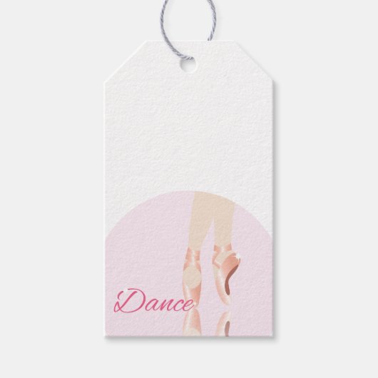 Dansbaletslippers Cadeaulabel (Voorkant)