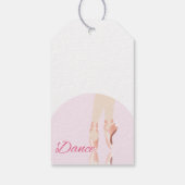 Dansbaletslippers Cadeaulabel (Achterkant)