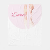 Dansbaletslippers Fleece Deken (Voorkant)