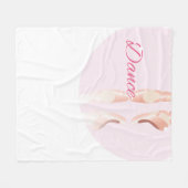Dansbaletslippers Fleece Deken (Voorkant (Horizontaal))