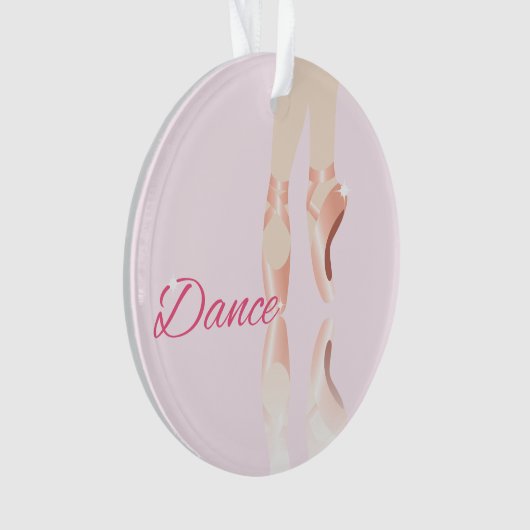 Dansbaletslippers Ornament (voorkant)