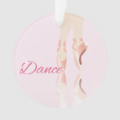 Dansbaletslippers Ornament (voorkant)