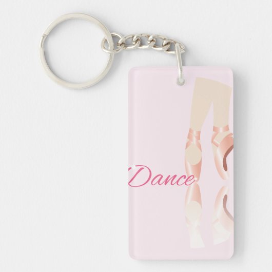 Dansbaletslippers Sleutelhanger (Voorkant)