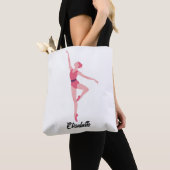 Dansballerina gepersonaliseerde Canvas tas - Elega (Dichtbij)