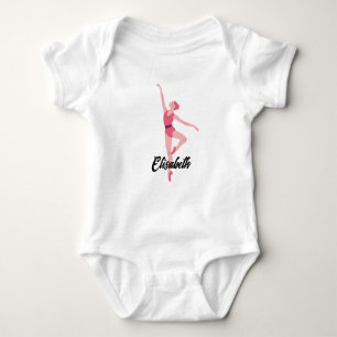 Dansballerina personalisatie romper