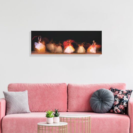 Dansbeweging 2 canvas afdruk (Insitu (Woonkamer))