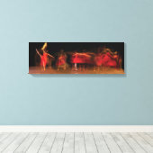 dansbeweging canvas afdruk (Insitu (Houten vloer))