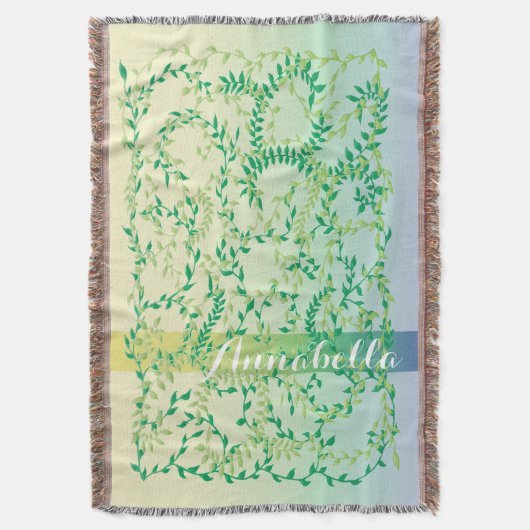 Dansbladeren Deken (Voorkant Verticaal)