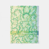 Dansbladeren Fleece Deken (Voorkant)