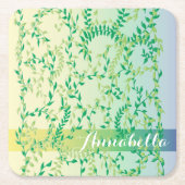 Dansbladeren Kartonnen Onderzetters (Voorkant)