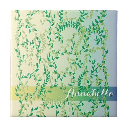 Dansbladeren Tegeltje (Voorkant)