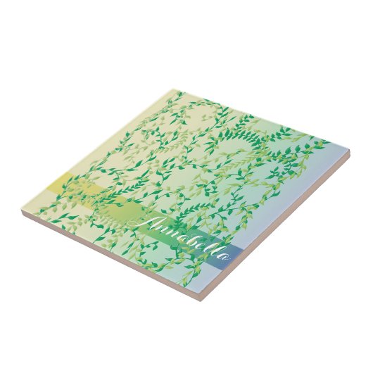 Dansbladeren Tegeltje (Zijkant)