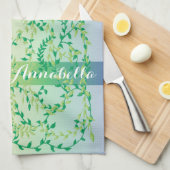 Dansbladeren Theedoek (Quarter Fold)