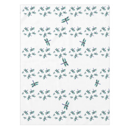 Dansblauw Dragonfly-patroon Tafelkleed