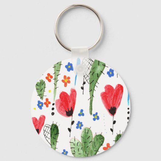 Dansbloemen Sleutelhanger (Voorkant)