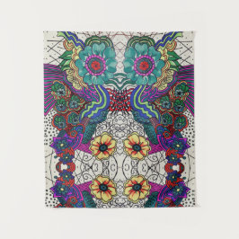 Dansbloemen Wandkleed