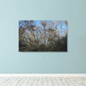 Dansbomen van het wilde hout canvas afdruk (Insitu (Houten vloer))