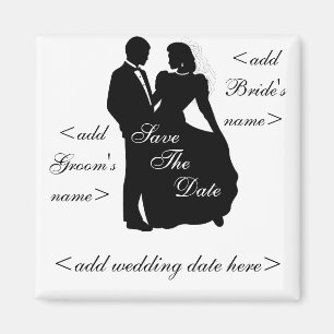 Dansbride en bruom magneet