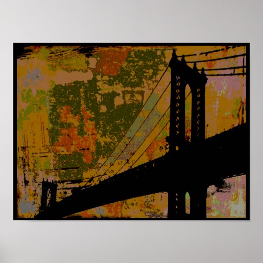 Dansbrug ~ Afdrukken/Poster Poster (Voorkant)