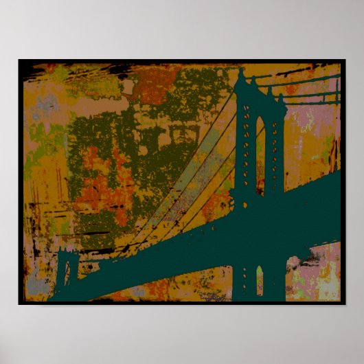 Dansbrug ~ Afdrukken/Poster Poster (Voorkant)