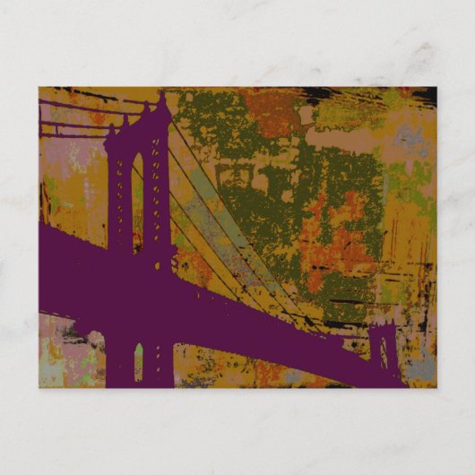 Dansbrug ~ Briefkaart/uitnodigingen Briefkaart (Voorkant)