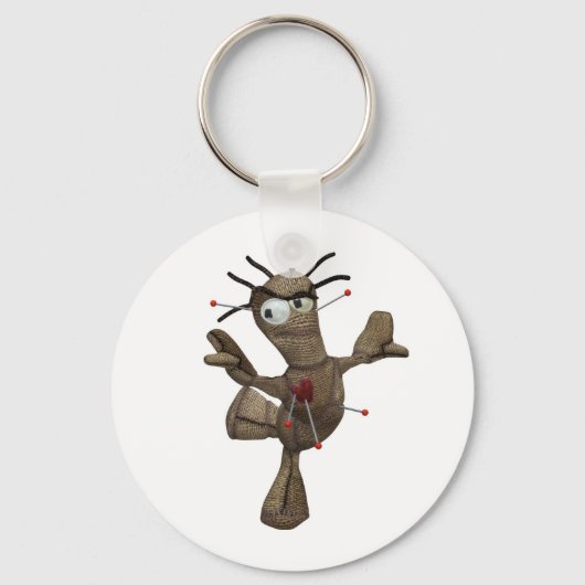 Dansbruin dolomodoo dolle sleutelring sleutelhanger (Voorkant)