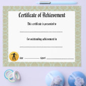 Danscertificaat van Prestatie - Damask Jazz Flyer (Enkel)