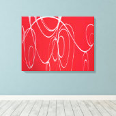 Danscirkels Canvas Afdruk (Insitu (Houten vloer))