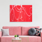 Danscirkels Canvas Afdruk (Insitu (Woonkamer))