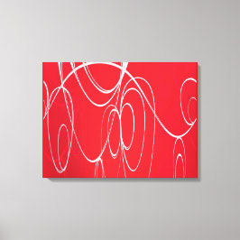 Danscirkels Canvas Afdruk