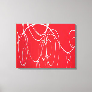 Danscirkels Canvas Afdruk