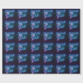 Dansclub Neon Party Danser Cadeaupapier (Vlak)