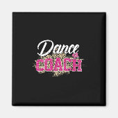 Danscoach Leopard Funny Dancing Coach Moederdag Magneet (Voorkant)