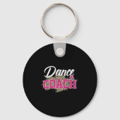 Danscoach Leopard Funny Dancing Coach Moederdag Sleutelhanger (Voorkant)