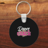 Danscoach Leopard Funny Dancing Coach Moederdag Sleutelhanger (Voorkant)