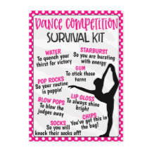 Danscompetitie Survival Kit
