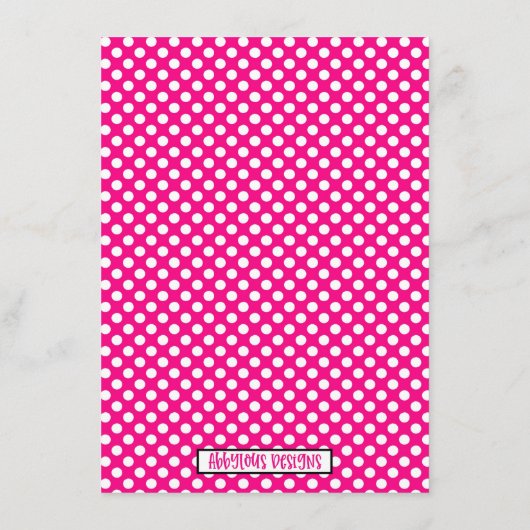 Danscompetitie Survival Kit Informatiekaartje (Achterkant)