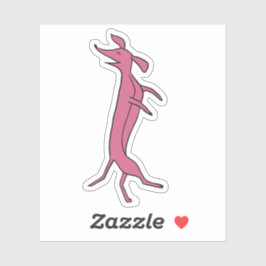 Dansdachshund Sticker