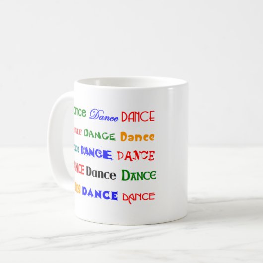 dansdansdansdansen koffiemok (Voorkant links)