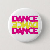 dansdansdansdansen ronde button 5,7 cm (Voorkant)